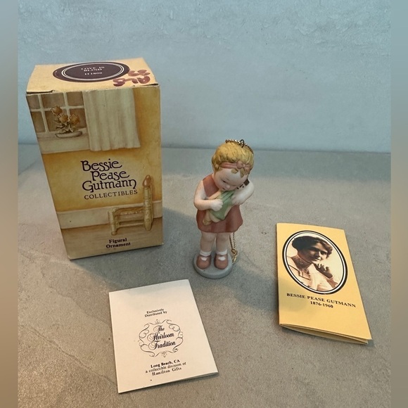 Other - Ornament, LOVE IS BLIND” Bessie Pease Gutmann Figurine 1985